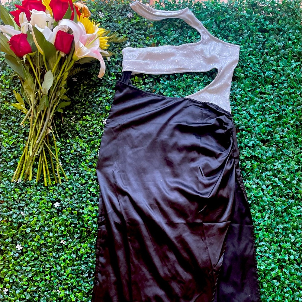 Black Halle Cut Out Dress